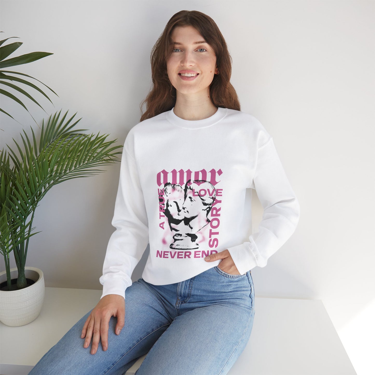 Unisex Heavy Blend™ Crewneck Sweatshirt  Amor