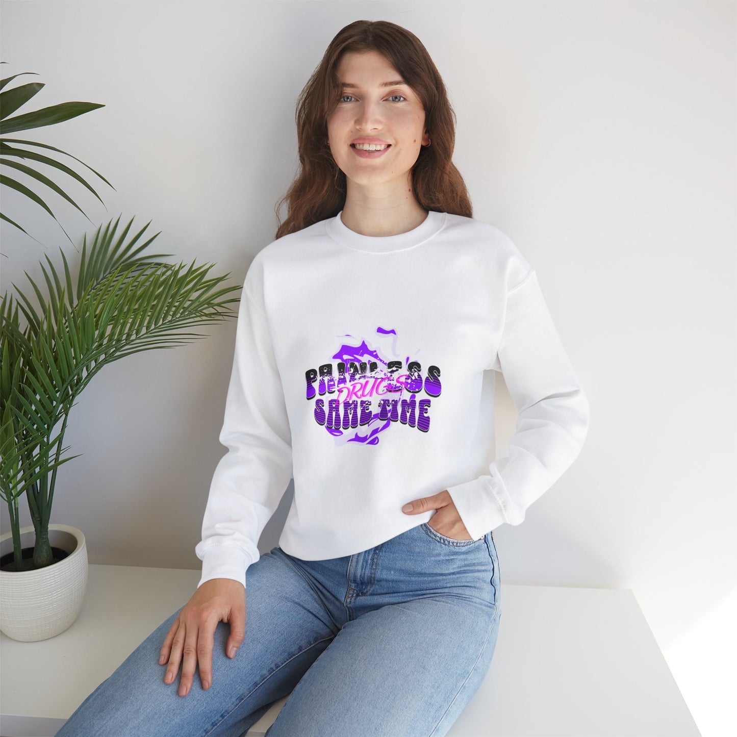 Unisex Heavy Blend™ Crewneck Sweatshirt Same Time