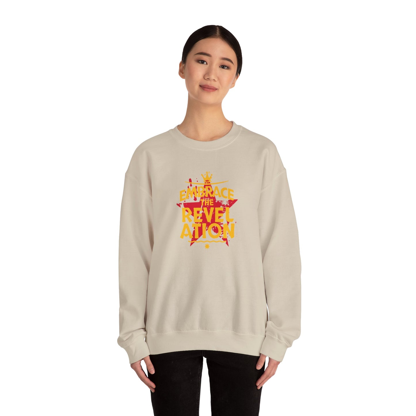 Unisex Heavy Blend™ Crewneck Sweatshirt Sudadera Rever action