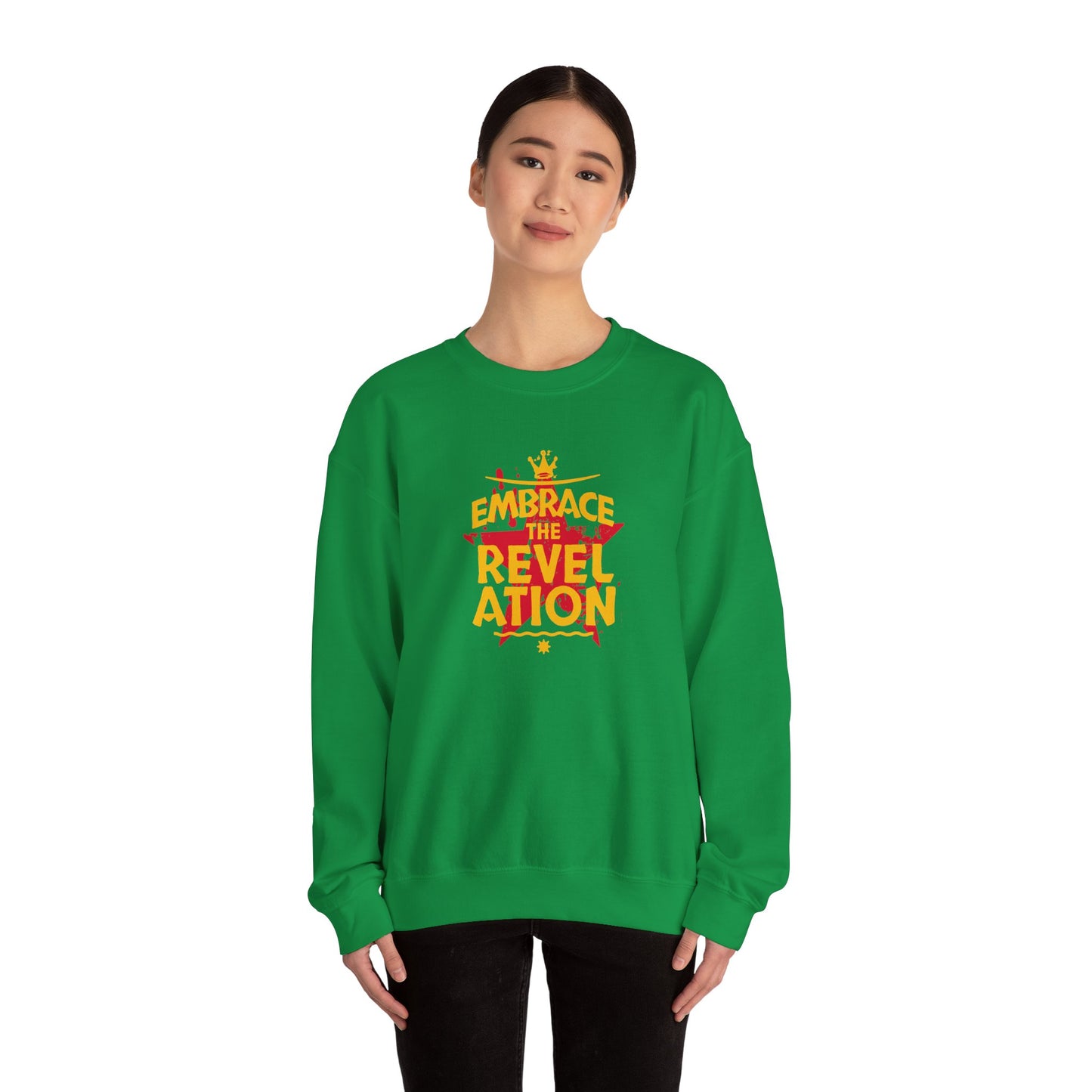 Unisex Heavy Blend™ Crewneck Sweatshirt Sudadera Rever action