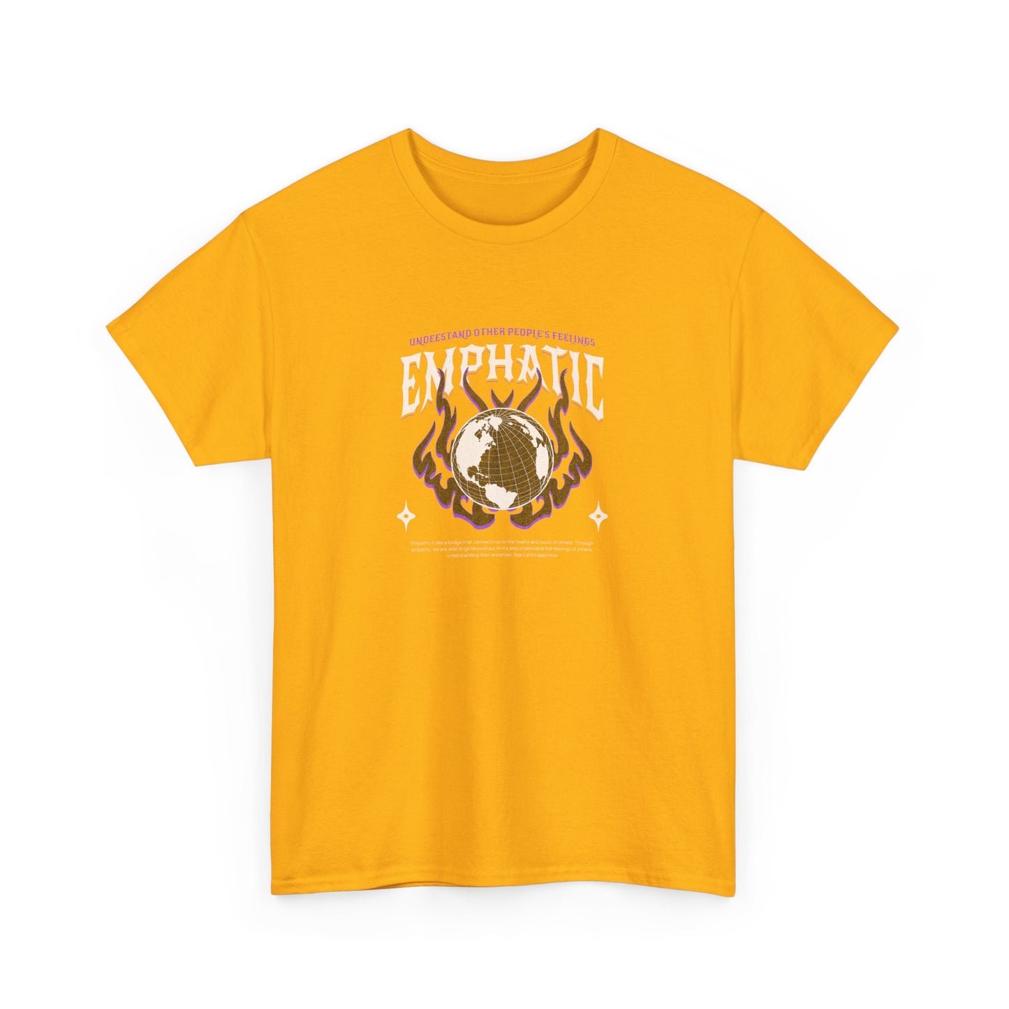 Unisex Heavy Cotton Tee Camiseta algodón Emphatic