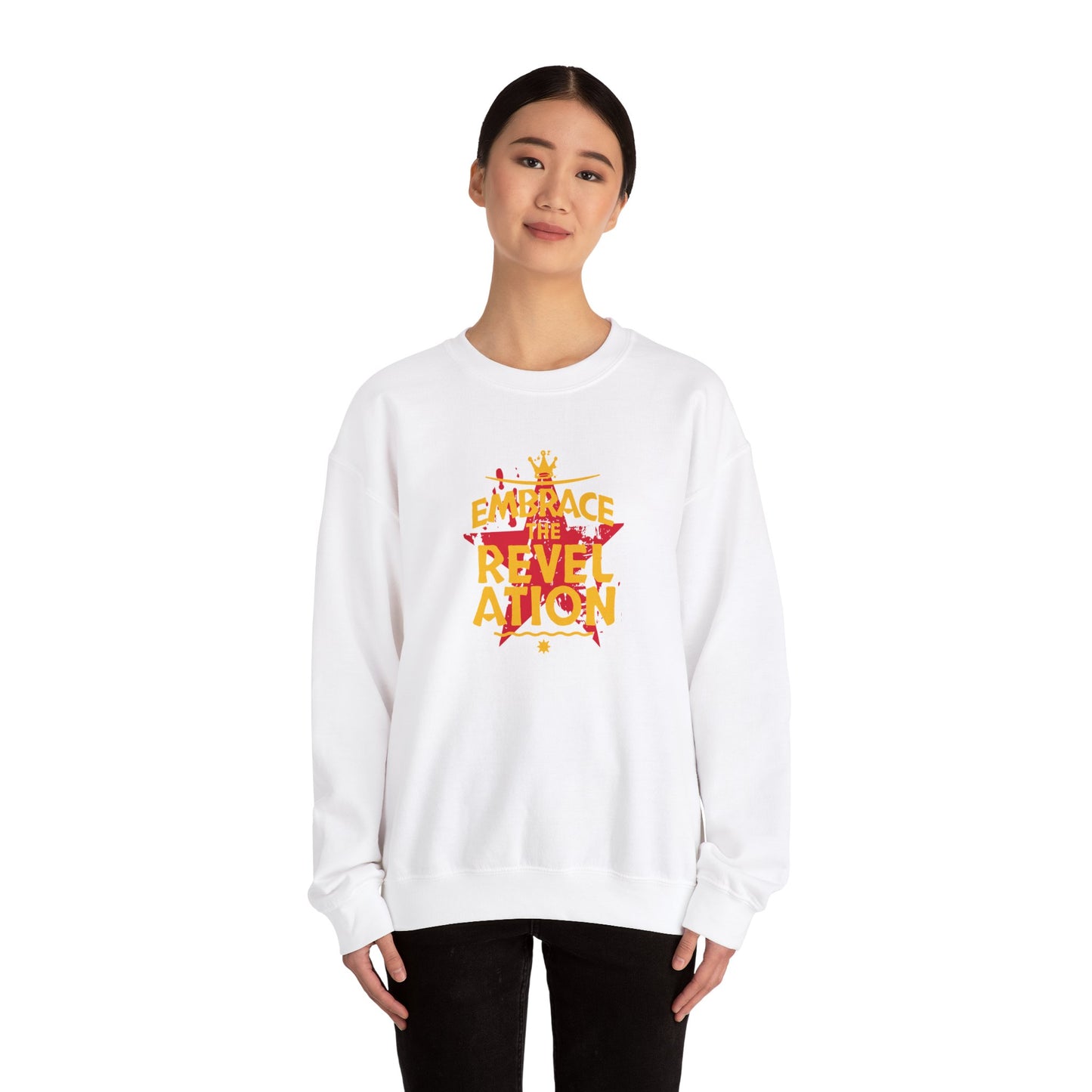 Unisex Heavy Blend™ Crewneck Sweatshirt Sudadera Rever action