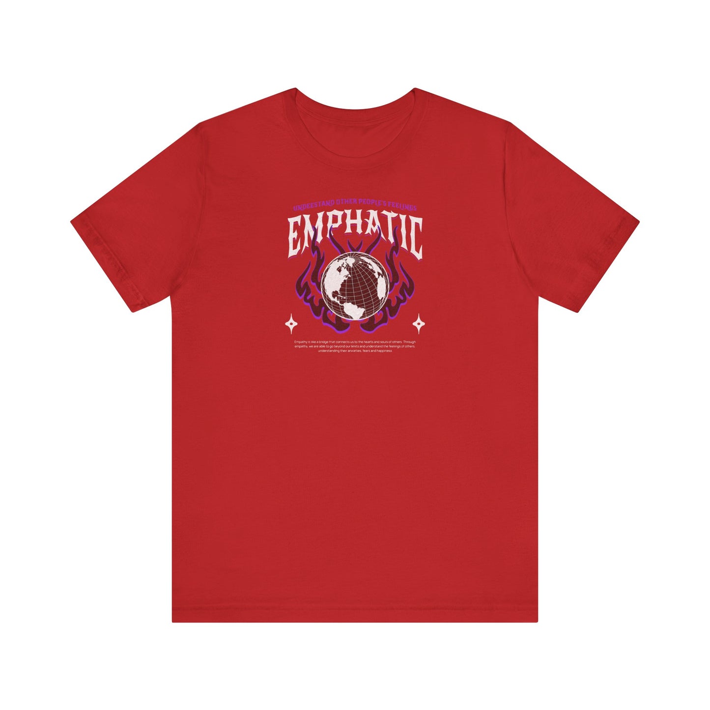 Unisex Jersey Short Sleeve Tee Camiseta cuello redondo Emphatic