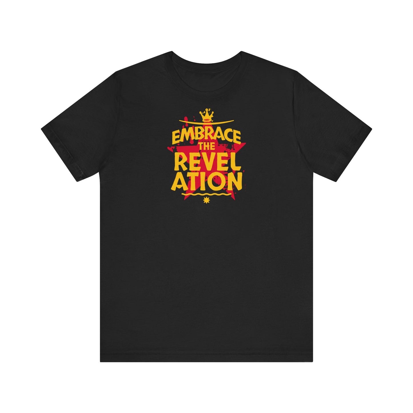 Unisex Jersey Short Sleeve Tee Camiseta cuello redondo Rever action