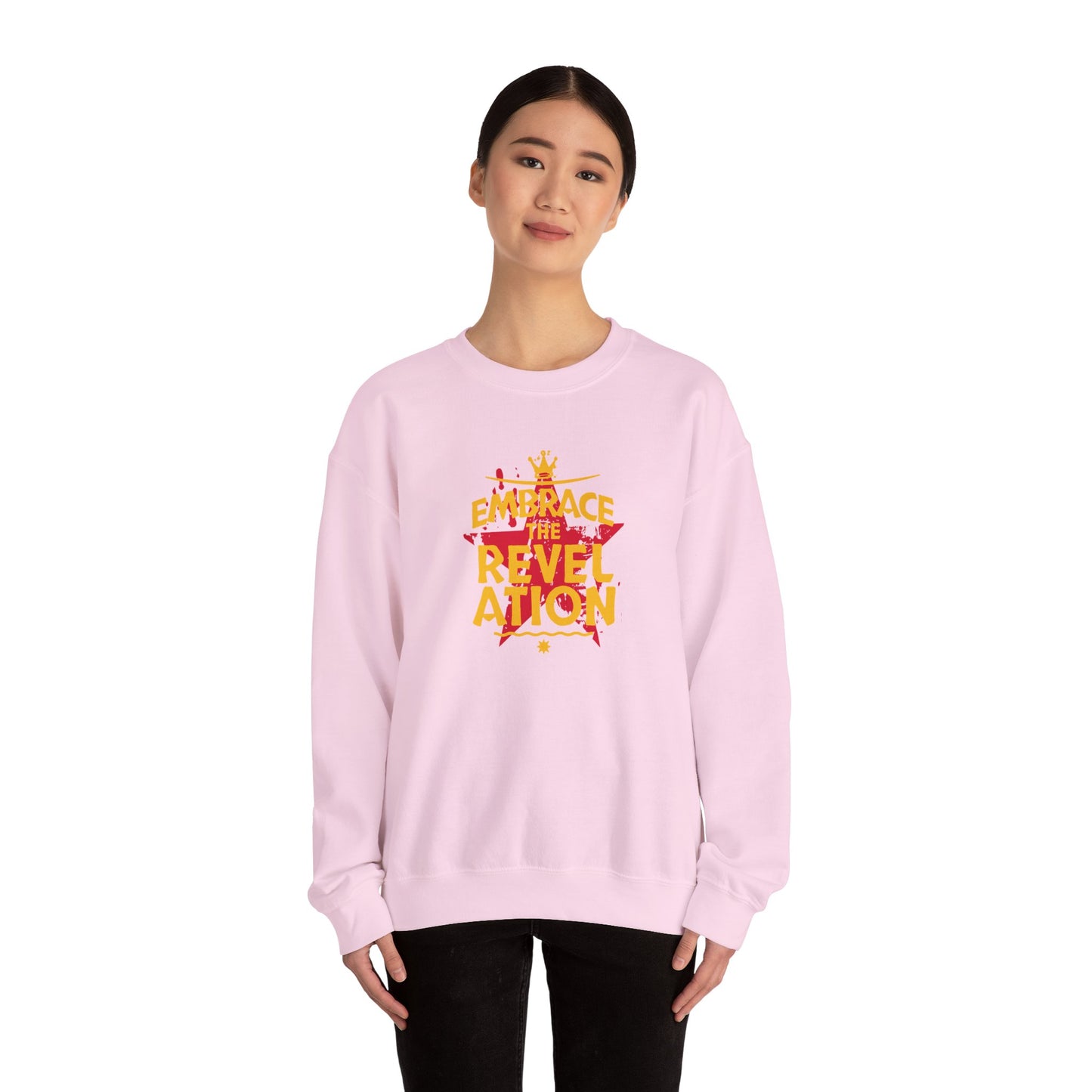 Unisex Heavy Blend™ Crewneck Sweatshirt Sudadera Rever action