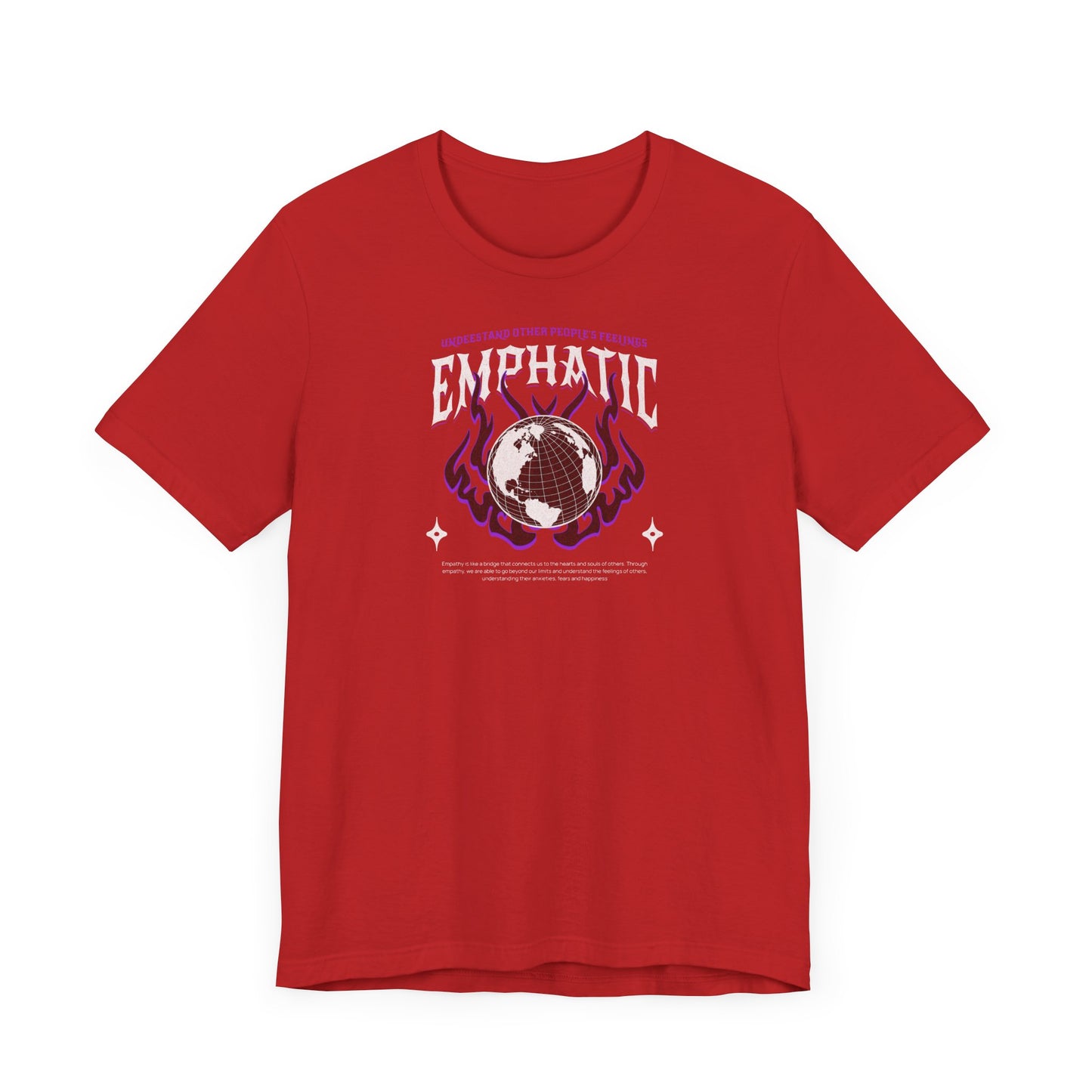 Unisex Jersey Short Sleeve Tee Camiseta cuello redondo Emphatic